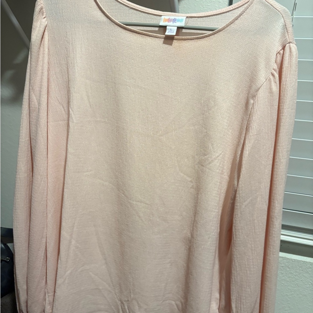 LuLaRoe Light Peach Blouse